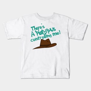 Platypus Controlling Me Kids T-Shirt